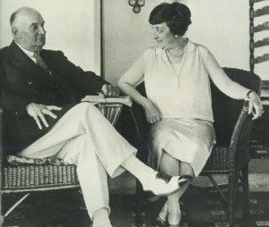 Marceo T. de Alvear y Regina Paccini