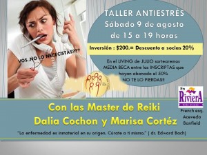 invitacion TALLER ANTIESTRÉS