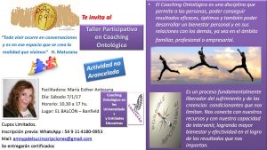 Antezaza Coaching en Balcon Enero 2017